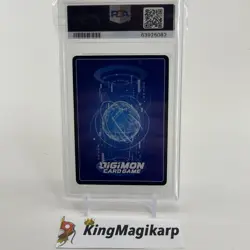 PSA 10 Omnimon Omegamon Parallel BT1 SR BT6 Digimon Card Double Diamond Gem Mint - Image 4
