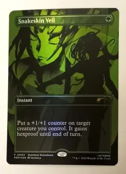 MAGIC THE GATHERING SNAKESKIN VEIL STANDARD SHOWDOWN FOIL PROMO - Image 1