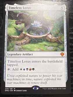 MTG Magic the Gathering Timeless Lotus (239/552) Dominaria United LP - Image 1