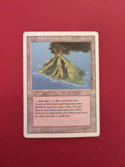 Volcanic Island Revised HP MTG Magic The Gathering - Image 1