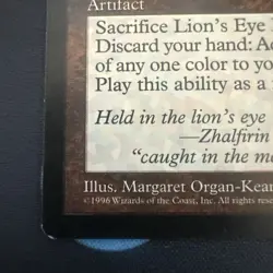 Magic MTG Mirage Lion's Eye Diamond MODERATELY PLAYED MP - Image 5