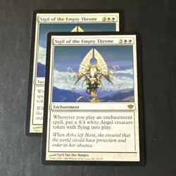 Sigil Of The Empty Throne x2 Conflux Ex Condition see front and back pics. - Image 1
