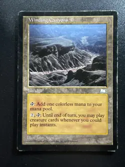 MTG Winding Canyons Weatherlight Heavy play - Image 1