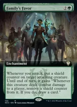 Family's Favor (Extended Art) #159 (NM) Streets New Capenna NM Magic MTG - Image 1