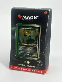 *Worn box* Magic the Gathering MtG Starter Commander Deck TOKEN TRIUMPH - Image 1