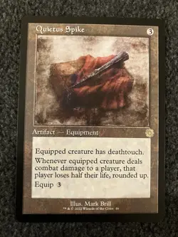 Magic MTG - Quietus Spike - The Brothers' War: Retro Frame Artifacts - Image 1