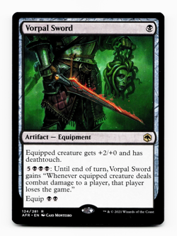 Vorpal Sword [Adventures in the Forgotten Realms] MTG Magic ?? - Image 1