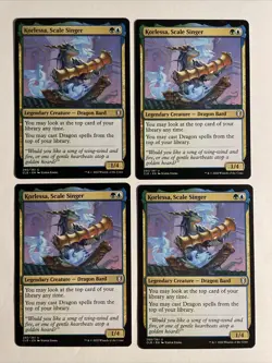 4x Mtg Baldur's Gate Korlessa, Scale Singer NM/M Magic The Gathering - Image 1