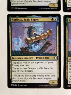 4x Mtg Baldur's Gate Korlessa, Scale Singer NM/M Magic The Gathering - Image 2