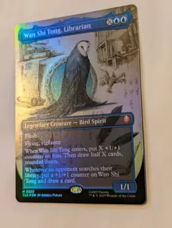 Wan Shi Tong Librarian Mythic Borderless FOIL NM - Magic MTG TLA #0320 - Image 2