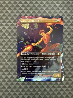 MTG Zuko, Conflicted #0302 Borderless R Avatar: The Last Airbender (TLA) - Image 1