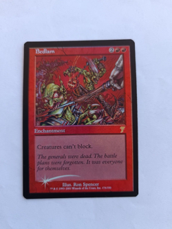 Bedlam FOIL, 7th Edition, 2001 MTG, #174 NM - Image 1