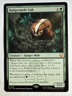 Badgermole Cub Regular NM Avatar: The Last Airbender #167 MTG - Image 1