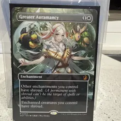 Greater Auramancy (Anime Borderless) Wilds of Eldraine: Enchanting Tales Regular - Image 1