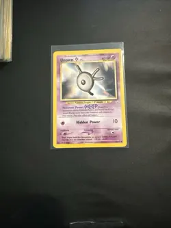 Pokemon TCG Unown [K] Neo Revelation 58/64 Regular Unlimited Common LP - Image 1