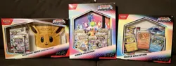 Pokemon TCG Prismatic Evolutions Lot Binder Accessory Pouch Poster Collection - Image 1