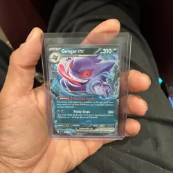 Gengar ex 104 NM Double Rare Temporal Forces Pokemon TCG - Image 1