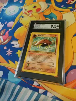 1999 Pokemon Fossil 1st Edition Kabuto SGC 9.5 MINT Cgc psa fun house collection - Image 4