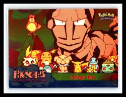 💥 Pokemon 1999 TV Animation A Great Day Blue Label Holo Foil Topps # 58 - Image 1