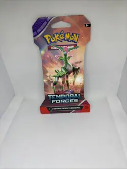 Pokemon Scarlet & Violet Temporal Forces Sleeved Booster Pack (New/Sealed). - Image 1