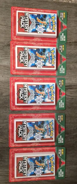 Pokemon Mystery Pack Seeded 1:10 Crystal Guardians - Lot Of 5 - Image 1