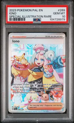 2023 POKEMON PAL EN-PALDEA EVOLVED SPECIAL ILLUSTRATION RARE #269 IONO PSA 10 - Image 1