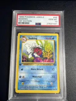 Pokemon Seaking Jungle 1st Edition Psa 10 #46 - Image 1