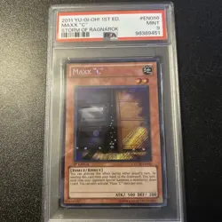 Yugioh Maxx “C” Storm Of Ragnarok 1st Edition STOR-EN086 Secret Rare - PSA 9 BGS - Image 2