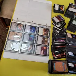 10 Pages of COMMANDER Cards Collection in Binder. And 1,000+ Bulk MTG Lot - Image 2