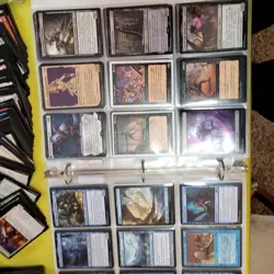 10 Pages of COMMANDER Cards Collection in Binder. And 1,000+ Bulk MTG Lot - Image 5