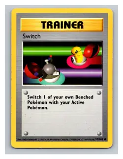 Switch #095/102 Base Set (Shadowless) Pokemon Trading Card TCG Nintendo 1999 - Image 1