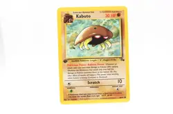 Lot Of 5 Pokemon Cards Kabuto, Koga's Koffing, Brocks Mankey, Geodude, Horsea - Image 5