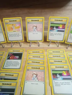 1999 Pokemon Trainer Lot Vintage Unlimited Fossil And Jungle 80 Card Lot - Image 3