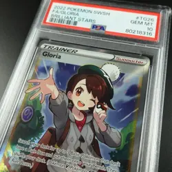 PSA 10 Gloria TG26/TG30 Brilliant Stars Trainer Holo Graded Pokemon Card - Image 2