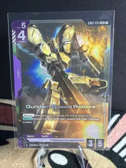 Gundam card game gundam gusion rebake gd02-055 LR - Image 1