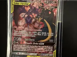 Naganadel & Guzzlord GX 224/236 Full Art Pokemon Card Cosmic Eclipse NM- - Image 3