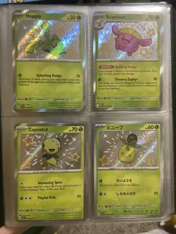 30 Paldean Fates and 10 Shining Fates Pokemon Card lot(comes with mini binder) - Image 2
