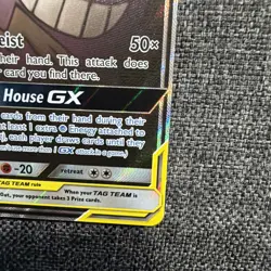 Pokemon TCG Gengar & Mimikyu GX Alternate Full Art Card 165/181 Sm-Team Up Holo - Image 4