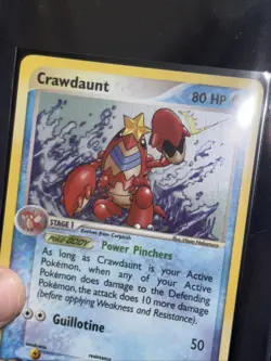 Pokemon TCG Crawdaunt 3/97 EX Dragon Holo Rare E-Series Card LP Condition - Image 2