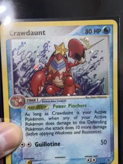 Pokemon TCG Crawdaunt 3/97 EX Dragon Holo Rare E-Series Card LP Condition - Image 3