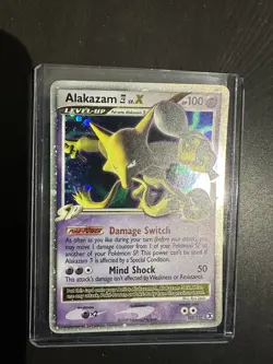Alakazam LV.X 103/111 Pokemon Card Platinum Rising Rivals Near Mint Minus NM- - Image 1