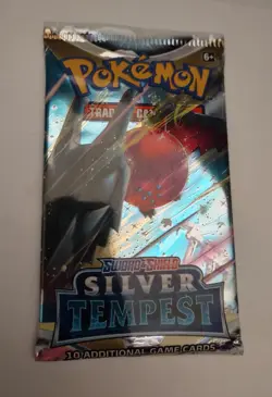 Pokemon TCG: Sword & Shield Silver Tempest Booster Pack - 10 Cards - Image 1
