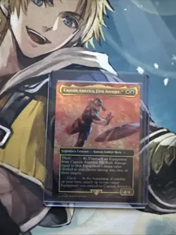 Captain America, First Avenger (Rainbow Foil) Secret Lair Drop Foil - Image 1