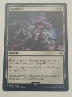 Snuff Out - 285 - NM - Commander: FINAL FANTASY - MTG - Image 1