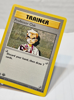 Professor Oak 88/102 Uncommon 1st Edition Base Set Pokemon 552 - Image 4