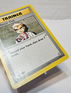 Professor Oak 88/102 Uncommon 1st Edition Base Set Pokemon 552 - Image 5