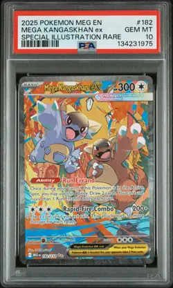 2025 Pokemon Mega Evolution Kangaskhan EX Special Illustration Rare PSA 10 - Image 1
