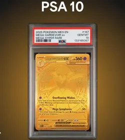 2025 POKEMON MEG EN-MEGA EVOLUTION MEGA HYPER RARE #187 MEGA GARDEVOIR EX PSA 10 - Image 1