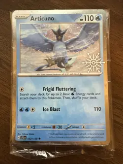 Pokemon Articuno Holiday Calendar 032/159 Journey Together Holo Sealed - Image 1