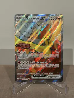 Pokemon TCG Team Rocket's Moltres ex Destined Rivals Stamped UPC Promo Set - Image 4